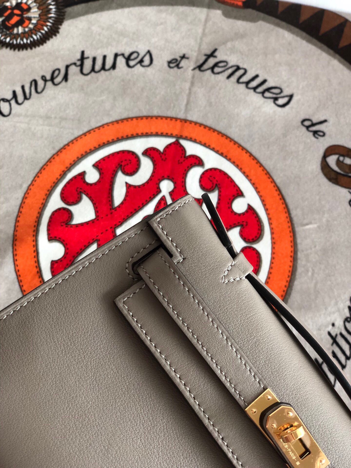 에르메스 미니 켈리백22 그리스 금장 스위프트